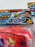 (2) Ja-Ru Cyber X58 Splash Water Gun Pack of 4 Water Fun￼ Pool Squirter toy