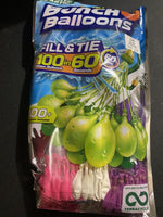 ZURU 100 Bunch O Balloons Individual Water balloons SPEED Fill  Random Colors