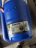 Blue IGLOO Laguna Pro Beverage Cooler 1/2 Gallon Sports Hooks Handle Water Jug