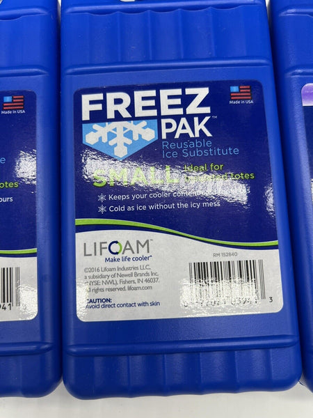 Small Freez Pak Reusable Ice Pack Substitute Lifoam Refreezeble Cooler Lunch 6”