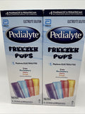 (2) Pedialyte Freezer Pops 16  Assorted Flavors 2.1 oz electrolyte hydration