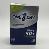 ONE A DAY MEN'S 50+ COMPLETE MULTIVITAMIN 65 TABLETS 5/25