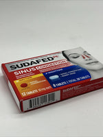 Sudafed PE Day Night Sinus Pressure & Congestion 20 Tablets  1/25 COMBINE SHIP