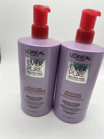 (2) L'Oreal EverPure Sulfate Free Moisture Shampoo & Conditioner Rosemary 23oz