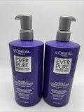 (2) L'Oreal Ever Pure Sulfate Free Purple Conditioner Hibiscus  23oz BIG Pump
