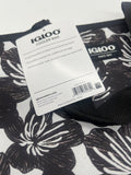 Igloo Cooler Insulated Bag Dual Compartment Pouch Zipper Black Lunch 9 Can Tote