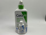 CeraVe Hydrating Facial Cleanser normal 12oz moisturizing lotion 1oz COMBINESHIP