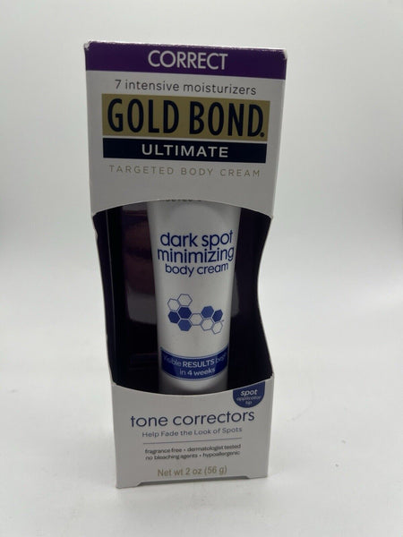 Gold Bond Ultimate Dark Spot Minimizing Body Creme Tone Corrector 2ozCOMBINESHIP