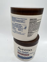 (2) Aveeno SkinRelief Intense Moisture Repair Creme Triple Oat Complex 11 oz