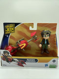 Hasbro Star Wars Young Jedi Adventures Nash Durango and Speeder Bike Vehicle Set