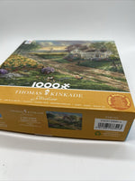 Sunflower Fields  1000 Pieces Thomas Kinkade 26"x19" Ceaco Puzzle Bonus Poster