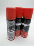 (3) Gillette Foamy Regular Shaving Foam Creme 2 oz TSA Travel COMBINE SHIP