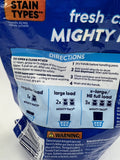 ALL fresh & Clean Mighty PACs. 19 PACs Detergent Oxi Laundry HE SAFE Odor Lifter