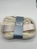 WAYLAND Teddy Belt Bag Women Fanny Pack Waist Light Beige Fleece Rave Festival