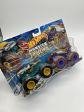 Hot Wheels Monster Trucks Demolition Double Hissy Fit Vs Radical Racer NEW