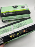 (2) U by Kotex Security Ultra Thin Pads Wings Heavy incontinence 32ct 64 Total
