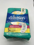 Always Ultra Thin Feminine Pads for Women with Wings Size 1 Regular Incontinence