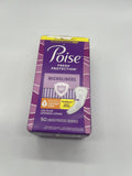 Poise Daily Microliners Light Absorbency Long Length #1 incontinence 50 Count