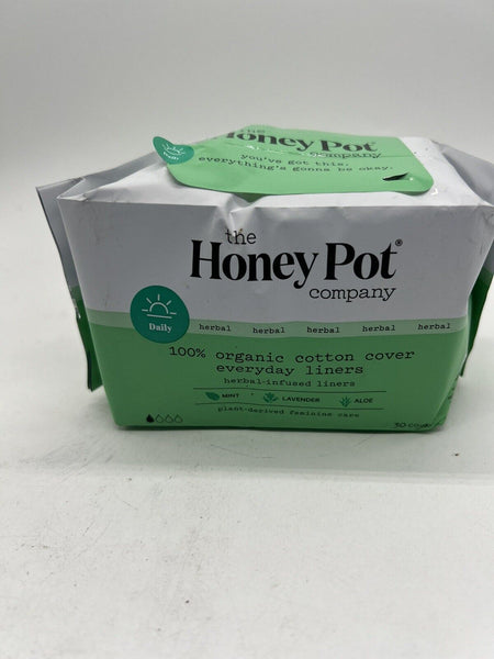 Honeypot every day premium liners 100% Organic Cotton 30ct