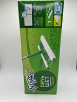 Swiffer Sweeper Dry + Multi Sweeping Kit (1 Sweeper, 7 Dry Cloths, 3 Wet Cloths)