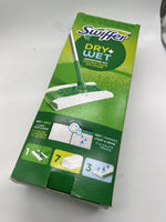 Swiffer Sweeper Dry + Multi Sweeping Kit (1 Sweeper, 7 Dry Cloths, 3 Wet Cloths)