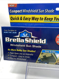 Brella Shield Foldable Sun Shade 4.13" L X 13.58" Windshield Shade Reflect Heat