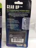 (2) Black Gear Up 2200 MAH Powerbank Portable Charger iPhone fresh Micro USB