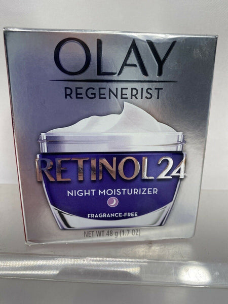 Olay Regenerist Retinol 24 Night Moisturizer Face Eye (Fragrance-Free) 1.7 oz