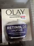 Olay Regenerist Retinol 24 Night Moisturizer Face Eye (Fragrance-Free) 1.7 oz