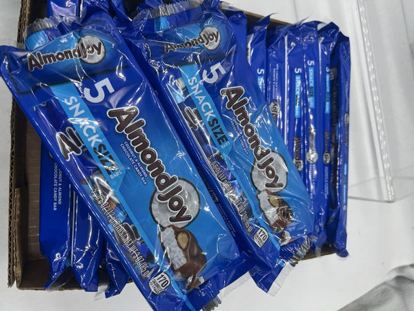 (15) Almond Joy Coconut Almond Chocolate Snack Size Bars Candy .6oz5ct Halloween