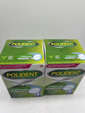 (2) Polident 3 Minute Antibacterial Denture Cleanser Mint Tablets 120 ct 3/26