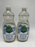 (2) Seventh Generation Free and Clear Liquid Dish Soap Detergent 19 fl oz