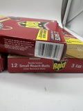 (3) Raid Double Control 12 Small Roach Baits + 3 Egg Stoppers Kills & Sterilizes