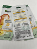 (3) Garnier Green Labs Brightening Serum Mask Pinea-C Concentrated Sheet Mask