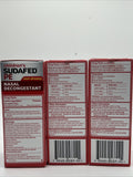(3) Childrens Sudafed PE Nasal Decongestant Non-Drowsy Berry Flavor 02/25