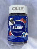 Olly Kids Sleep L-Theanine Botanicals 70 Gummies RazzBerry 9/24 COMBINE SHIP