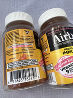 (2) Airborne Immune Support Kids Assorted Fruit Flavors 42 TOTAL Gummies