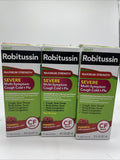 (3) Robitussin CF Max Severe Multi-Symptom Cold & Flu Relief  8oz  9/25 +