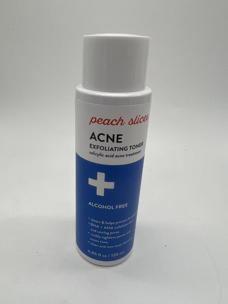 Peach Slices Exfoliating Toner Salicylic Acid AHA+BHA Exfoliation 4ozCOMBINESHIP