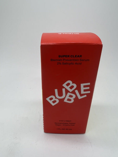 Bubble Super Clear ClearAcne Treating Serum Blemish Breakout Spot 1oz Step 2