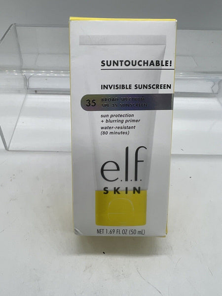 Invisible e.l.f. Suntouchable!Sunscreen SPF35 & Blur Primer elf 1.69 COMBINESHIP