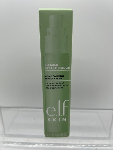 Elf Blemish Breakthrough Acnee E.l.f.  Calming Water Creme 1.69oz COMBINE SHIP