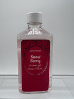 (17) Groovi Beauty Snow Berry Body Soap Shower Spa Bath Set Christmas Holiday5oz