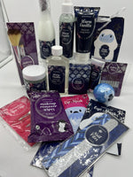 (17) Groovi Beauty Warm Vanilla Body Soap Shower Spa Bath Set Christmas Holiday