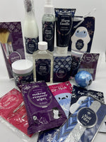 (17) Groovi Beauty Warm Vanilla Body Soap Shower Spa Bath Set Christmas Holiday
