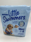 16 Pack Sz4 HUGGIES Little Swimmers Disney Nemo 24-34lb 18 Diapers Swimpant 288t