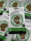 (6) INC.REDIBLE Elf Christmas Print Hand Masks Hydrating Shea Butter COMBINESHIP