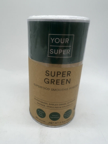 Super Green Superfood Smoothie Powder 5.3 oz (150 g) Your Super COMBINESHIP