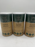 (3) Super Green Superfood Smoothie Powder 5.3oz Your Super Wheatgrass Spirulina