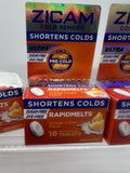 (3) Zicam Cold Remedy Rapidmelts Orange Cream 18 Count Sugar Free 2/27